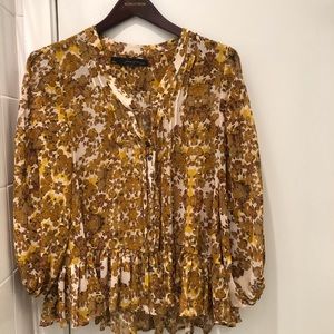 Patterson Kincaid Three Quarter Sleeve Top.